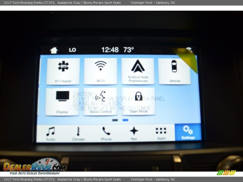 2017 Ford Mustang Shelby GT350 Avalanche Gray / Ebony Recaro Sport Seats Photo #15