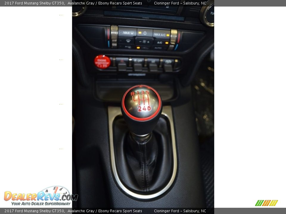 2017 Ford Mustang Shelby GT350 Avalanche Gray / Ebony Recaro Sport Seats Photo #19