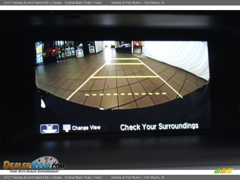 2017 Honda Accord Hybrid EX-L Sedan Crystal Black Pearl / Ivory Photo #19