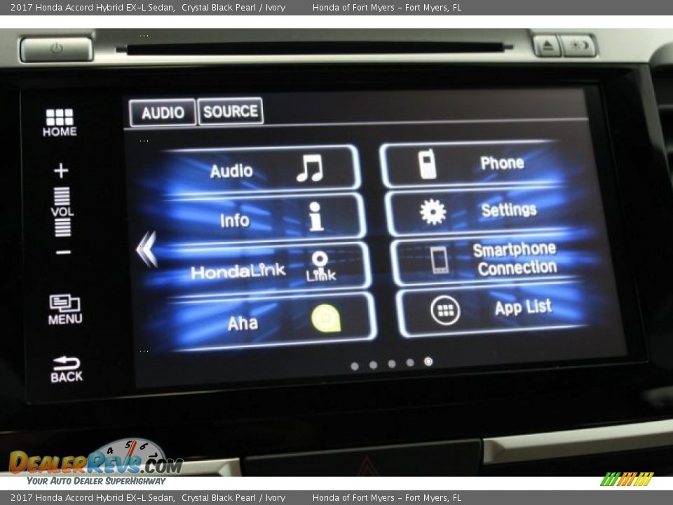 2017 Honda Accord Hybrid EX-L Sedan Crystal Black Pearl / Ivory Photo #20