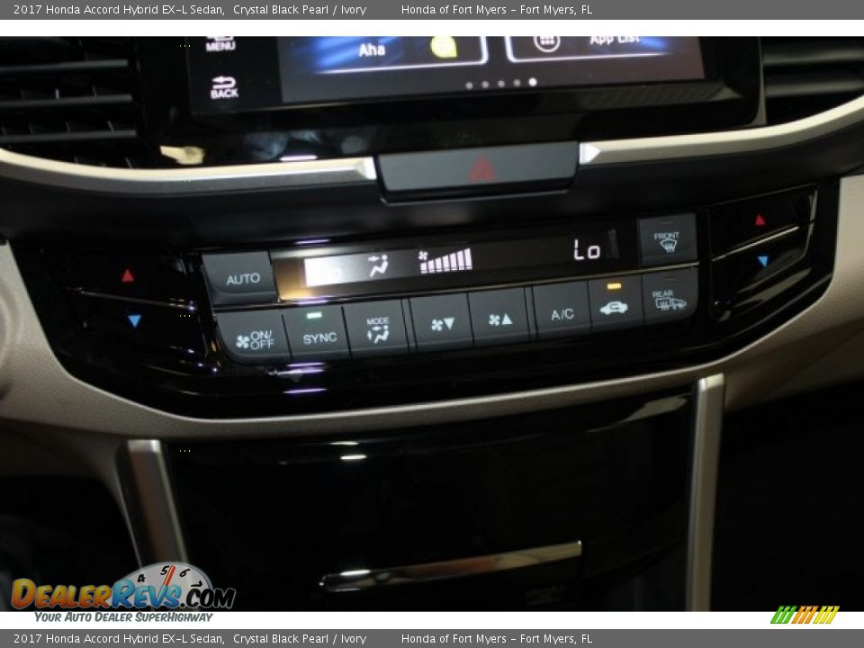 2017 Honda Accord Hybrid EX-L Sedan Crystal Black Pearl / Ivory Photo #21