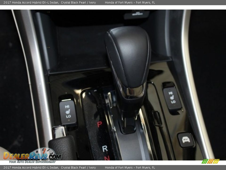 2017 Honda Accord Hybrid EX-L Sedan Crystal Black Pearl / Ivory Photo #22