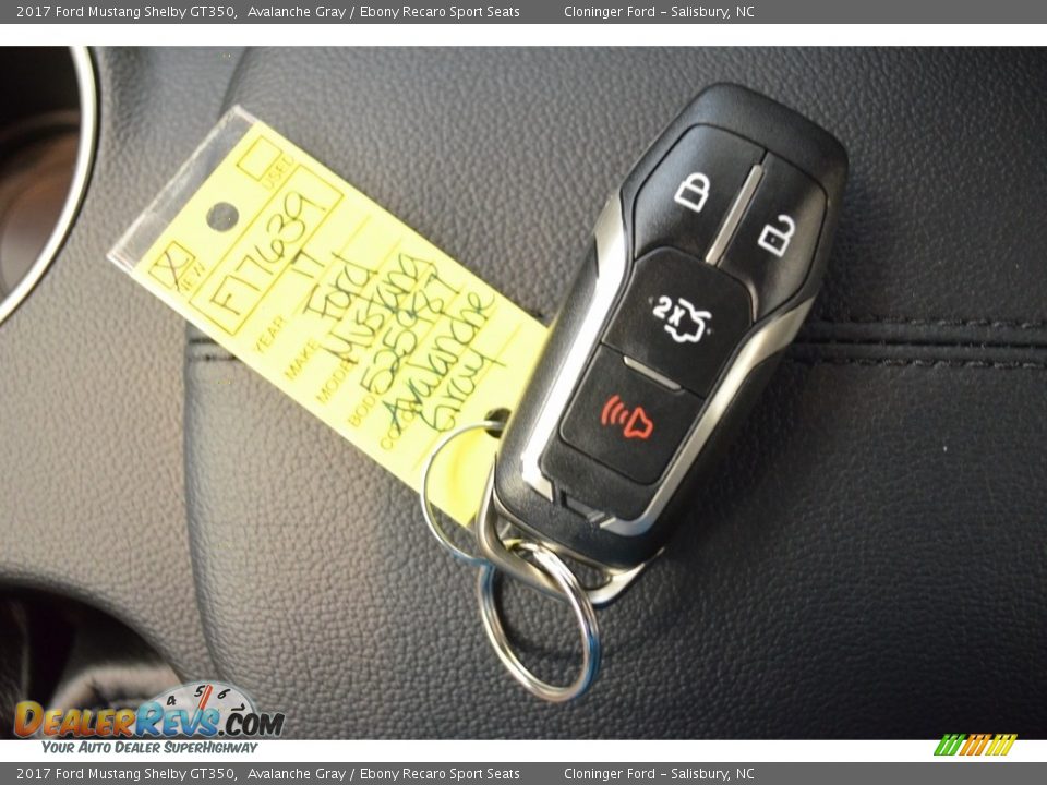 2017 Ford Mustang Shelby GT350 Avalanche Gray / Ebony Recaro Sport Seats Photo #22