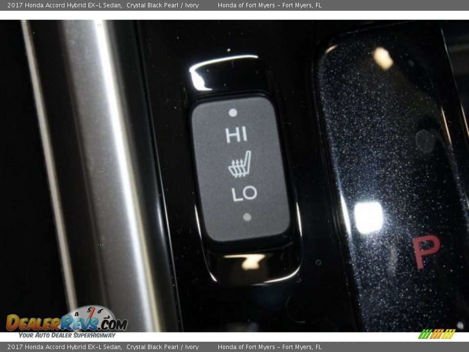 2017 Honda Accord Hybrid EX-L Sedan Crystal Black Pearl / Ivory Photo #23