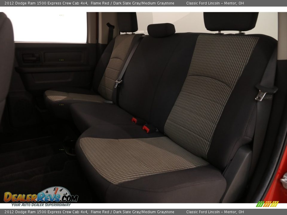 2012 Dodge Ram 1500 Express Crew Cab 4x4 Flame Red / Dark Slate Gray/Medium Graystone Photo #13