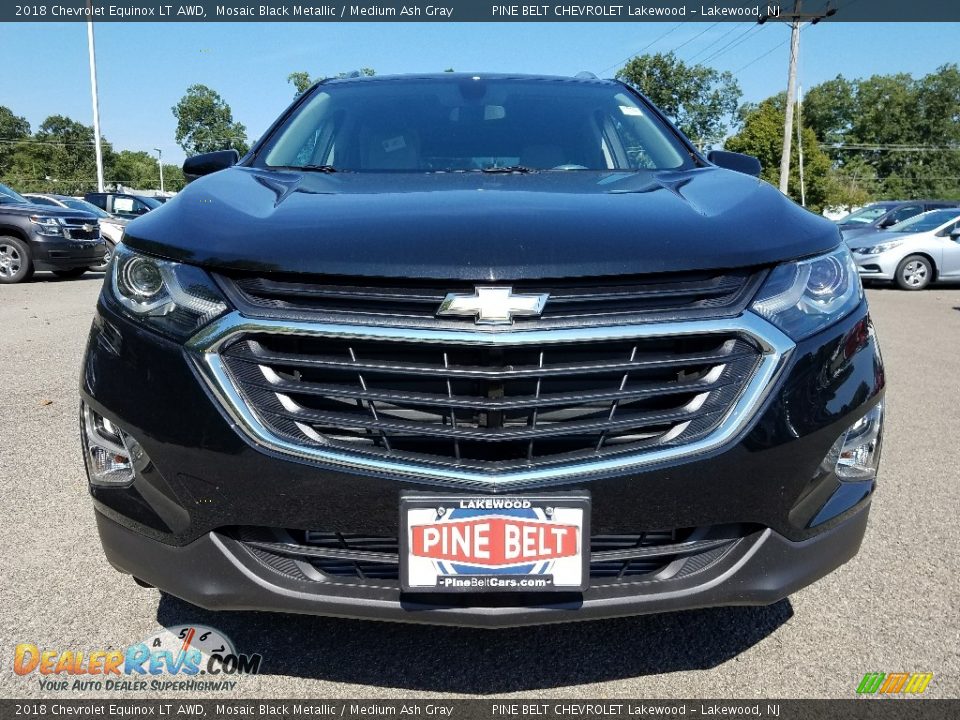2018 Chevrolet Equinox LT AWD Mosaic Black Metallic / Medium Ash Gray Photo #2