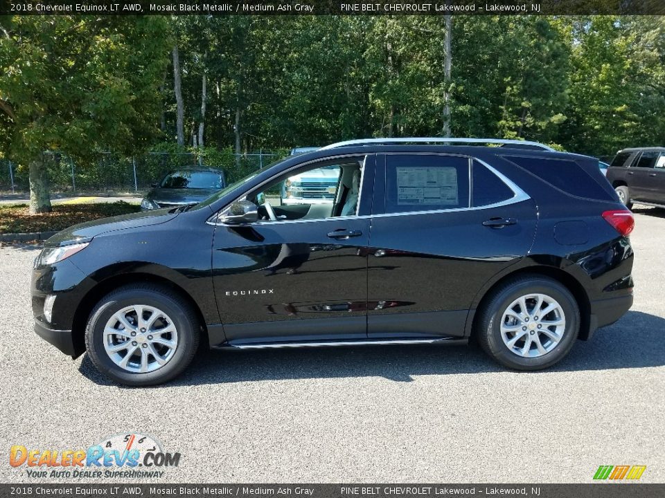 2018 Chevrolet Equinox LT AWD Mosaic Black Metallic / Medium Ash Gray Photo #3