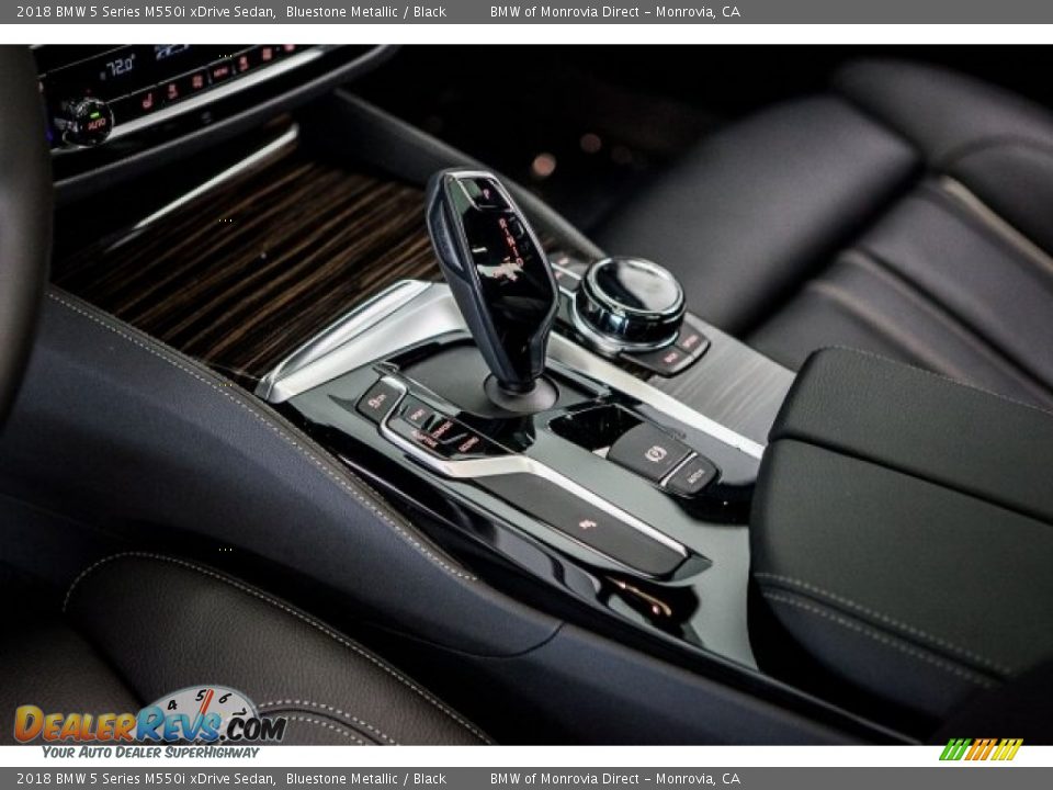 2018 BMW 5 Series M550i xDrive Sedan Bluestone Metallic / Black Photo #7