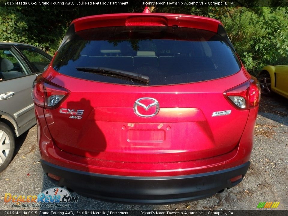 2016 Mazda CX-5 Grand Touring AWD Soul Red Metallic / Parchment Photo #3