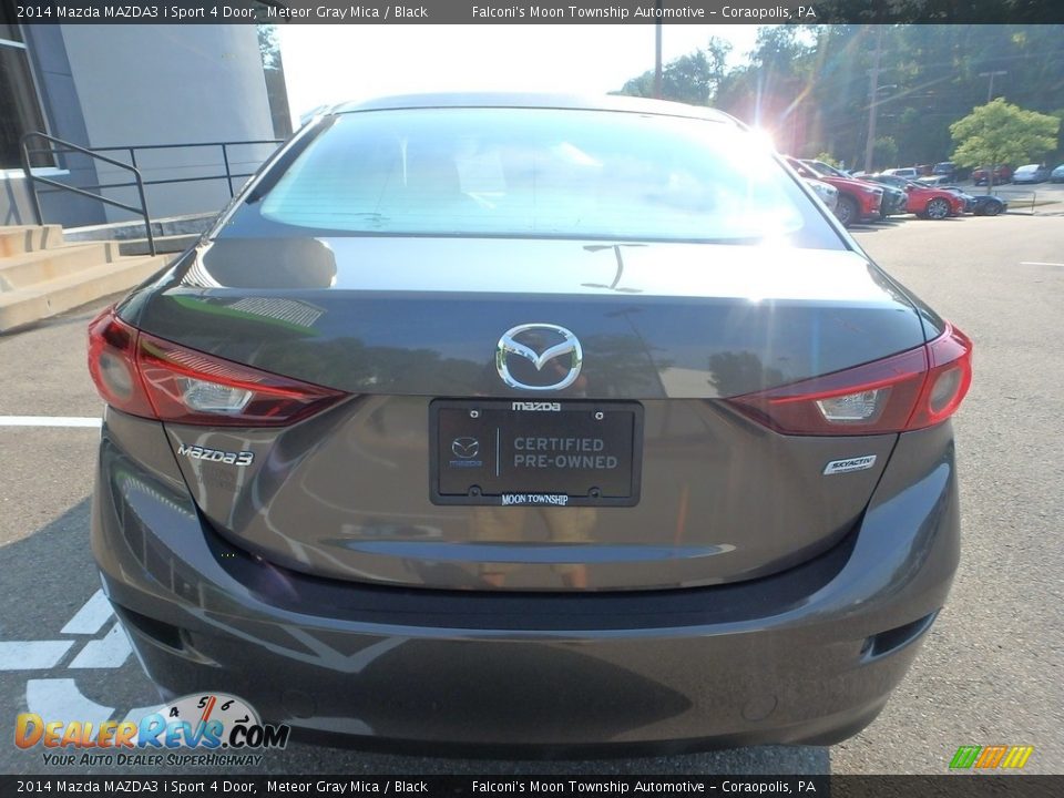 2014 Mazda MAZDA3 i Sport 4 Door Meteor Gray Mica / Black Photo #3