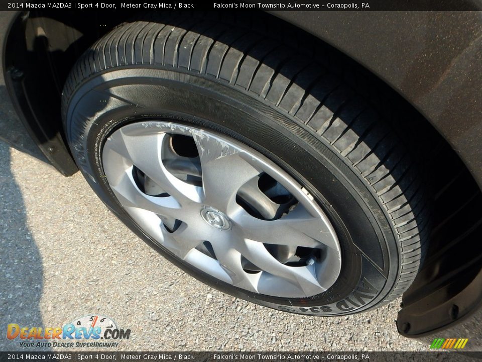 2014 Mazda MAZDA3 i Sport 4 Door Meteor Gray Mica / Black Photo #9