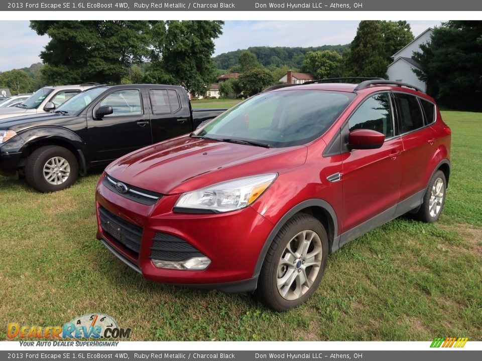 2013 Ford Escape SE 1.6L EcoBoost 4WD Ruby Red Metallic / Charcoal Black Photo #3
