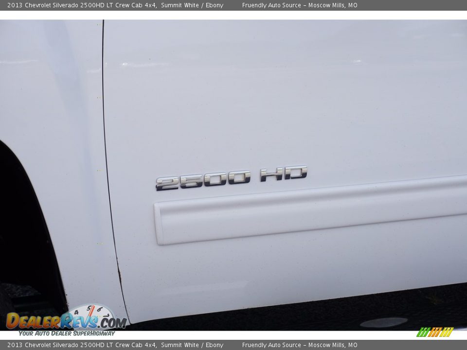 2013 Chevrolet Silverado 2500HD LT Crew Cab 4x4 Summit White / Ebony Photo #22