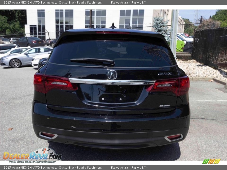2015 Acura MDX SH-AWD Technology Crystal Black Pearl / Parchment Photo #5