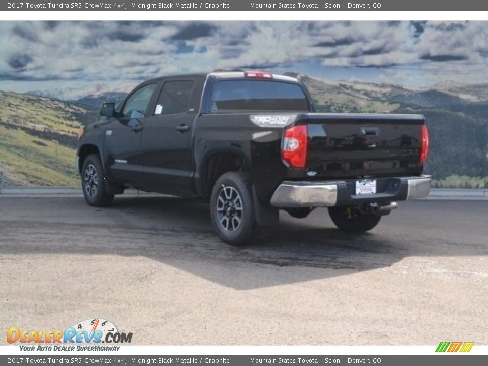 2017 Toyota Tundra SR5 CrewMax 4x4 Midnight Black Metallic / Graphite Photo #3