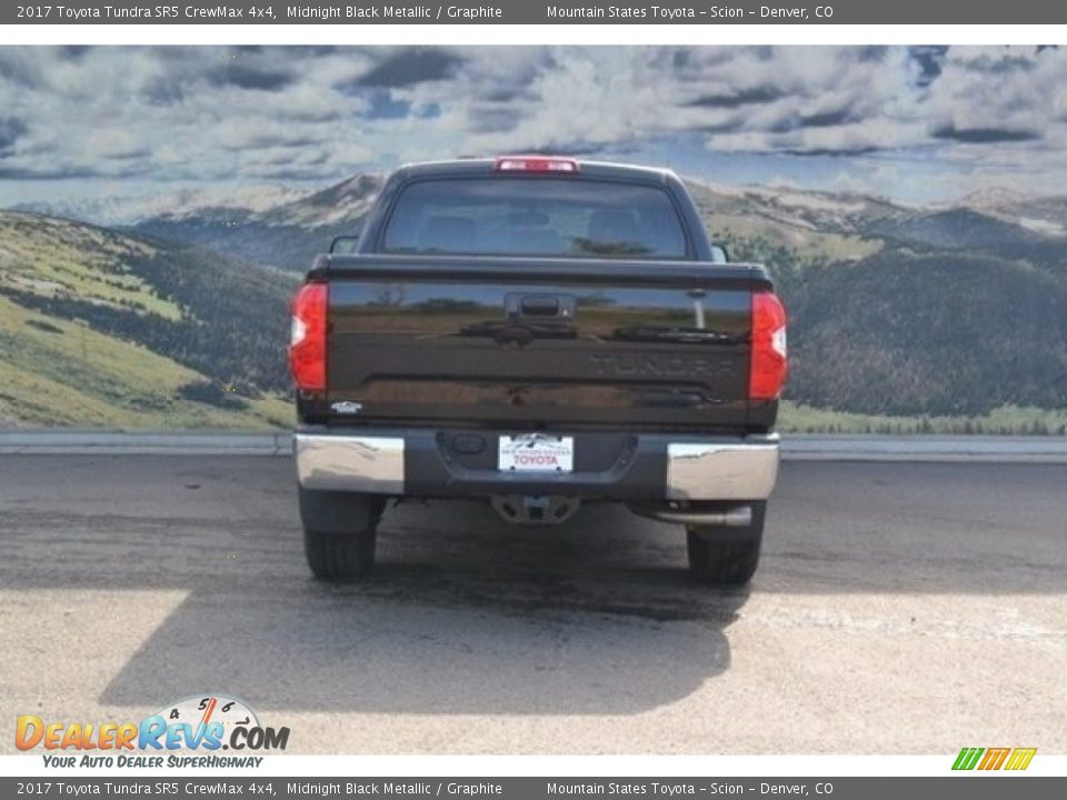2017 Toyota Tundra SR5 CrewMax 4x4 Midnight Black Metallic / Graphite Photo #4