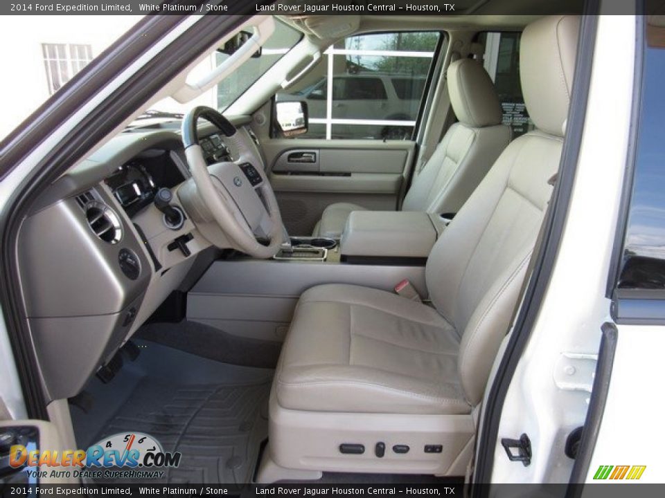 2014 Ford Expedition Limited White Platinum / Stone Photo #4