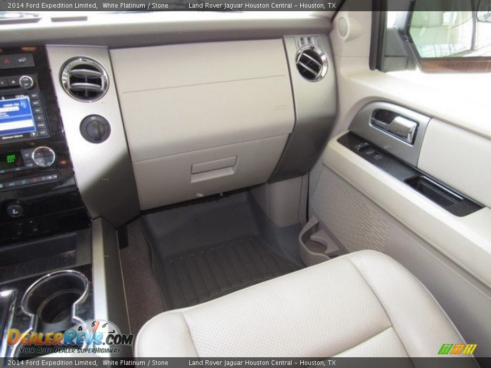 2014 Ford Expedition Limited White Platinum / Stone Photo #15