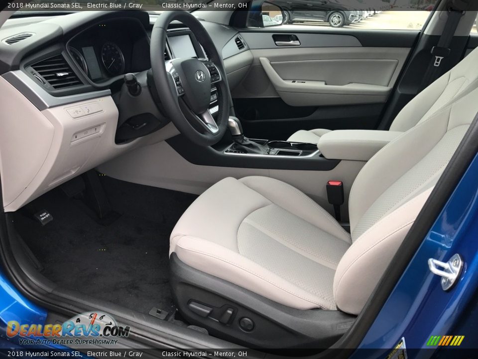 Gray Interior - 2018 Hyundai Sonata SEL Photo #4