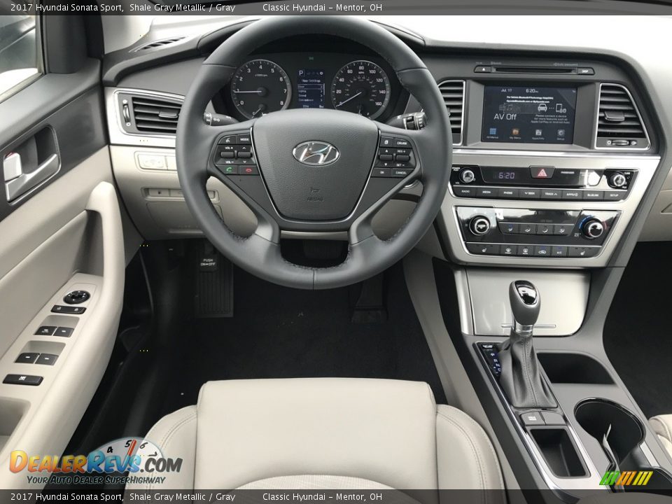 2017 Hyundai Sonata Sport Shale Gray Metallic / Gray Photo #3