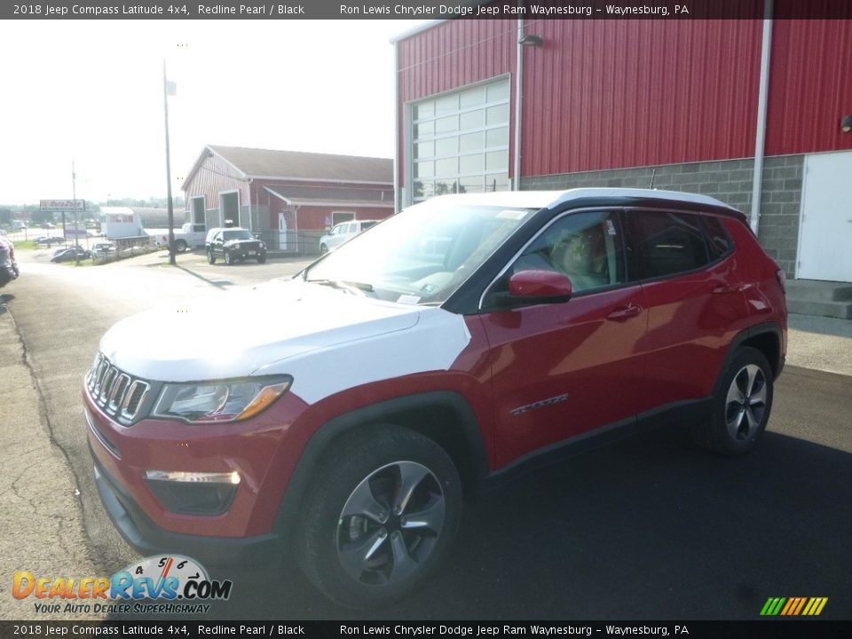 2018 Jeep Compass Latitude 4x4 Redline Pearl / Black Photo #1