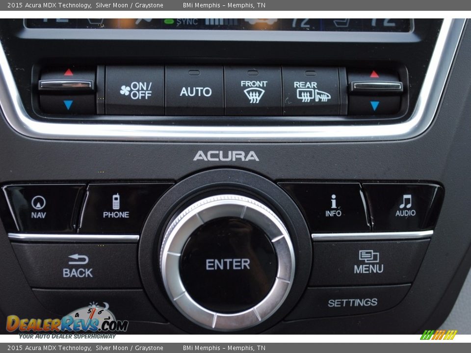 2015 Acura MDX Technology Silver Moon / Graystone Photo #22