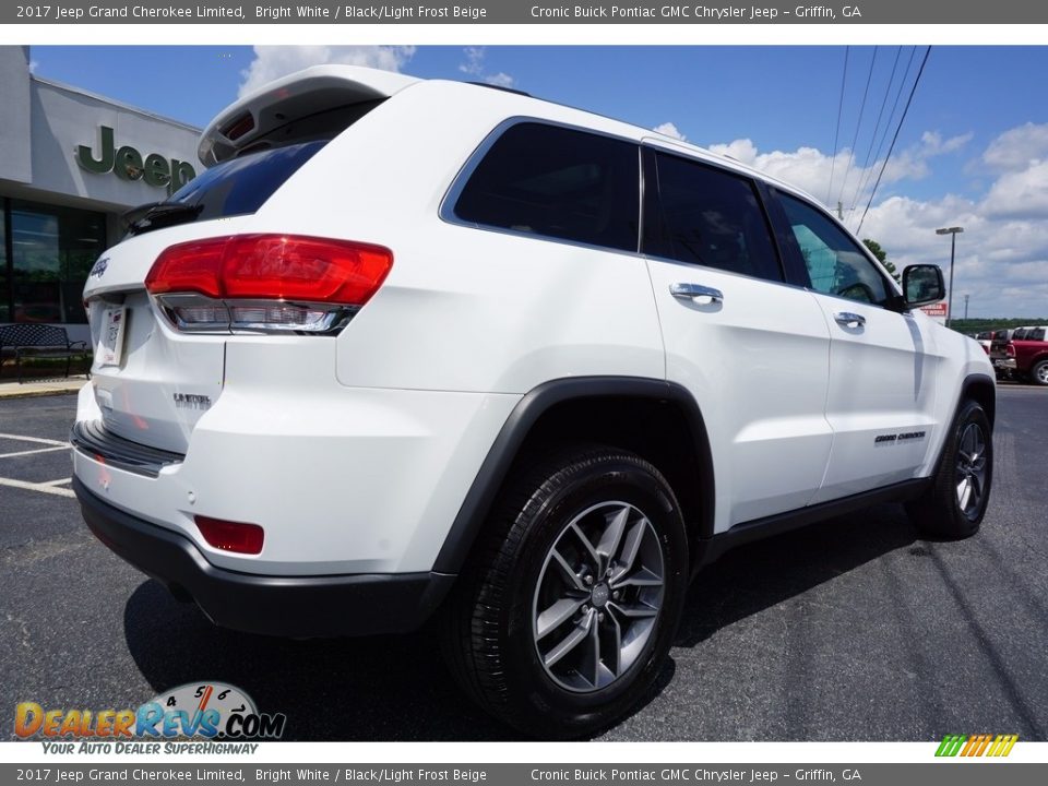 2017 Jeep Grand Cherokee Limited Bright White / Black/Light Frost Beige Photo #7