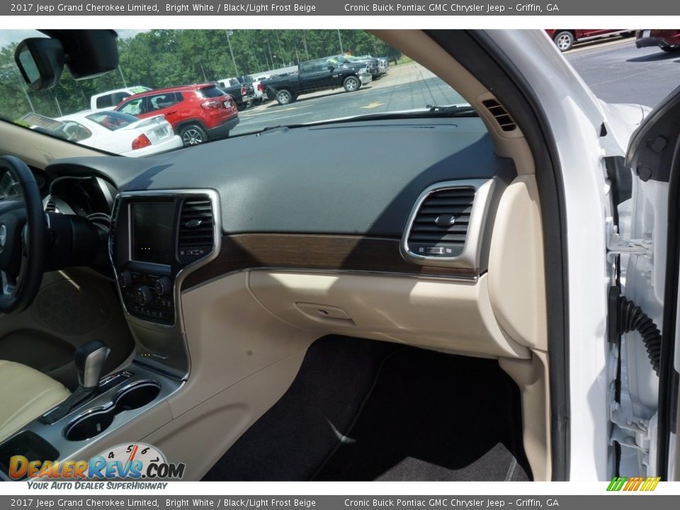 2017 Jeep Grand Cherokee Limited Bright White / Black/Light Frost Beige Photo #19