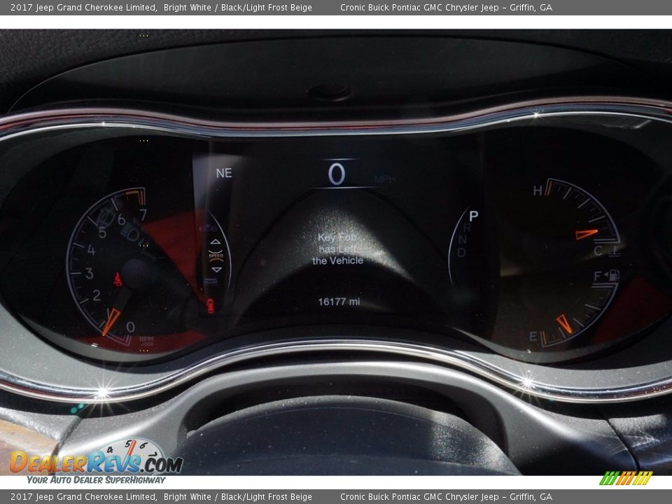 2017 Jeep Grand Cherokee Limited Bright White / Black/Light Frost Beige Photo #21