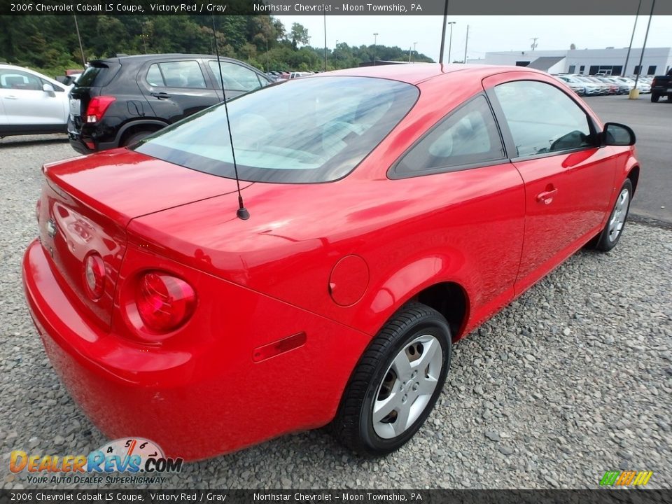 2006 Chevrolet Cobalt LS Coupe Victory Red / Gray Photo #3
