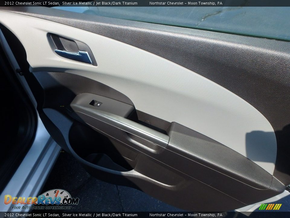 2012 Chevrolet Sonic LT Sedan Silver Ice Metallic / Jet Black/Dark Titanium Photo #17
