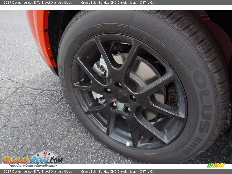 2017 Dodge Journey SXT Blood Orange / Black Photo #11