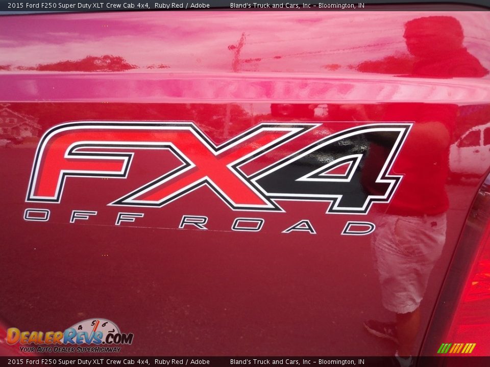 2015 Ford F250 Super Duty XLT Crew Cab 4x4 Ruby Red / Adobe Photo #32