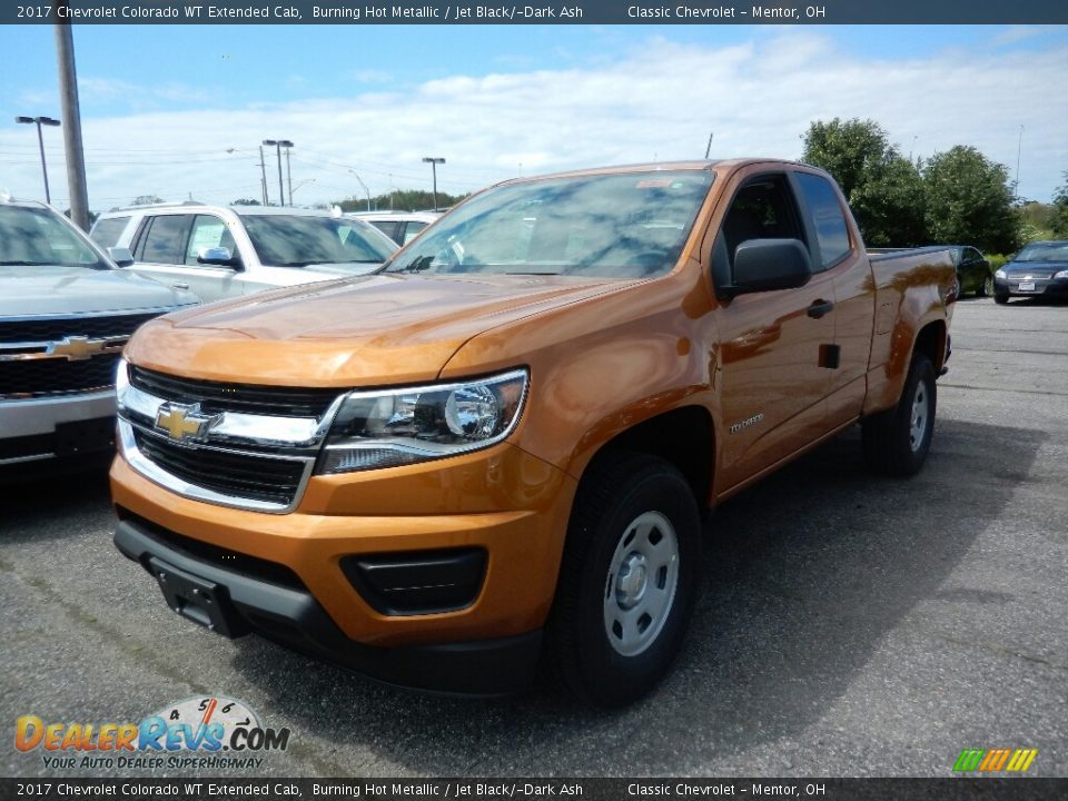 Burning Hot Metallic 2017 Chevrolet Colorado WT Extended Cab Photo #1