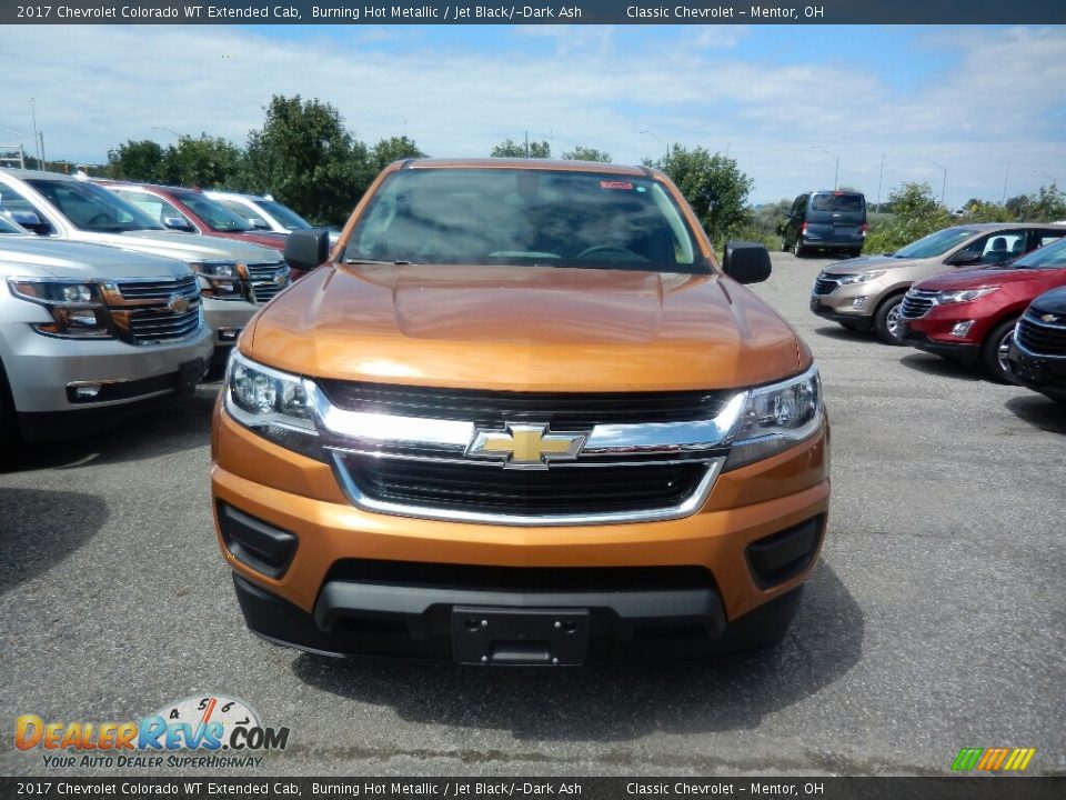 2017 Chevrolet Colorado WT Extended Cab Burning Hot Metallic / Jet Black/­Dark Ash Photo #2