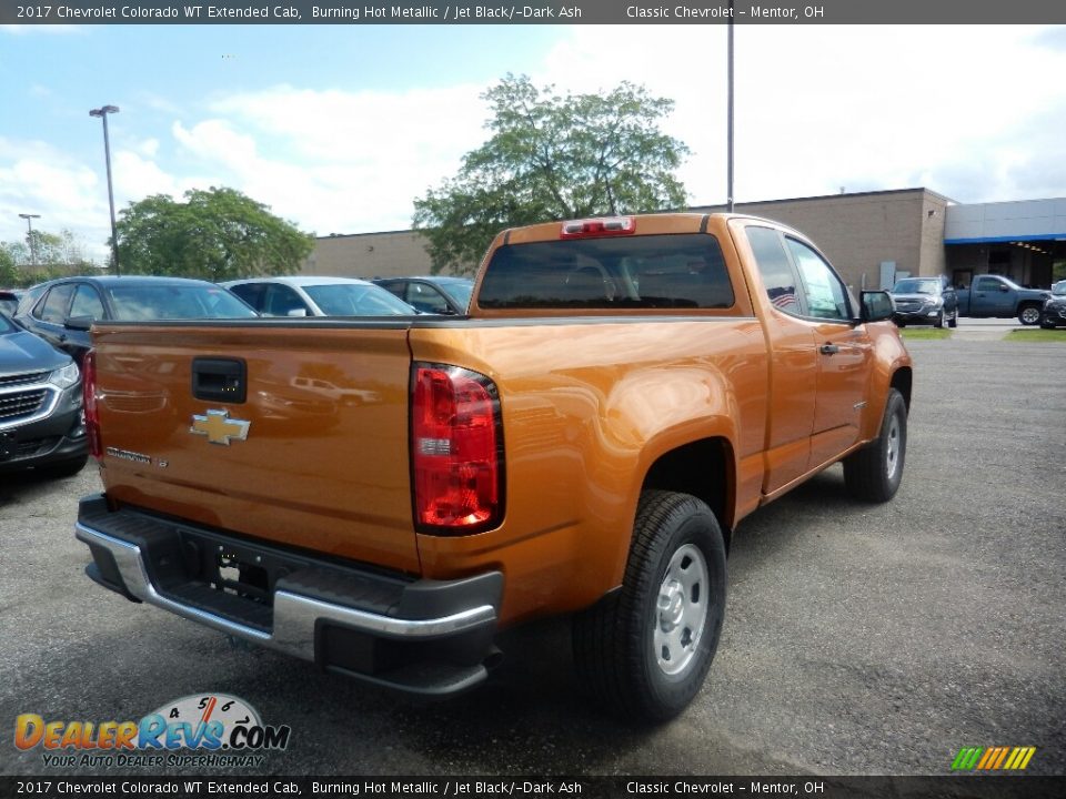 Burning Hot Metallic 2017 Chevrolet Colorado WT Extended Cab Photo #5