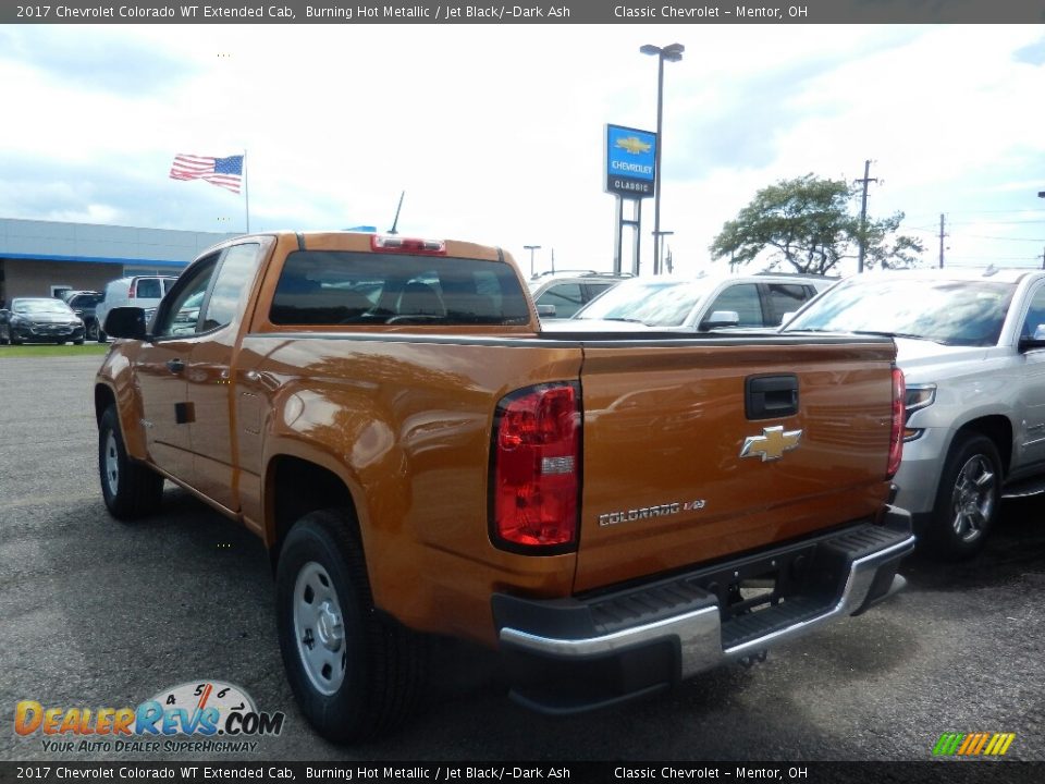 2017 Chevrolet Colorado WT Extended Cab Burning Hot Metallic / Jet Black/­Dark Ash Photo #6