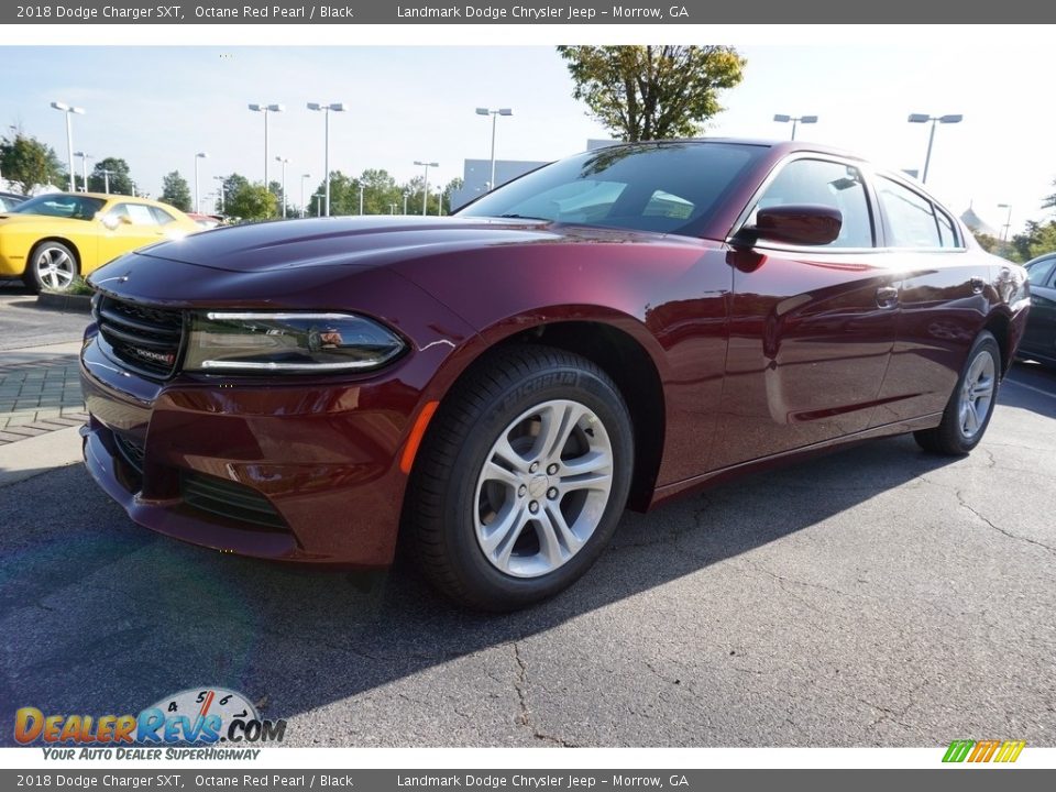 2018 Dodge Charger SXT Octane Red Pearl / Black Photo #1
