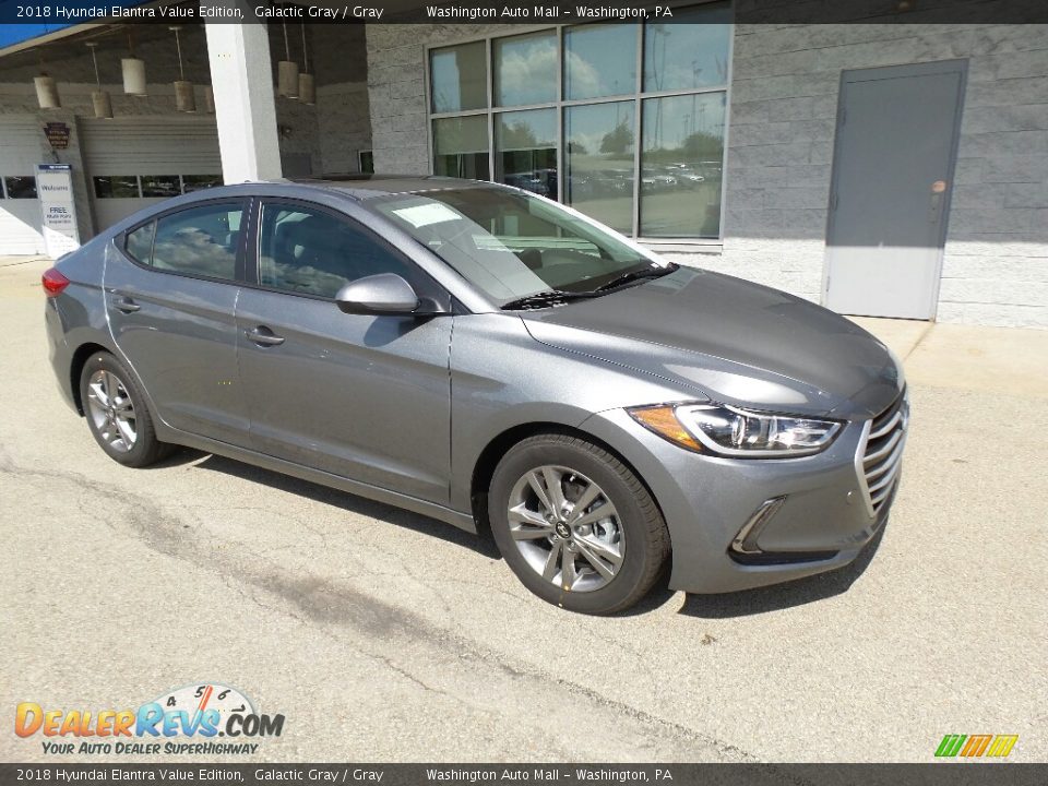 2018 Hyundai Elantra Value Edition Galactic Gray / Gray Photo #1