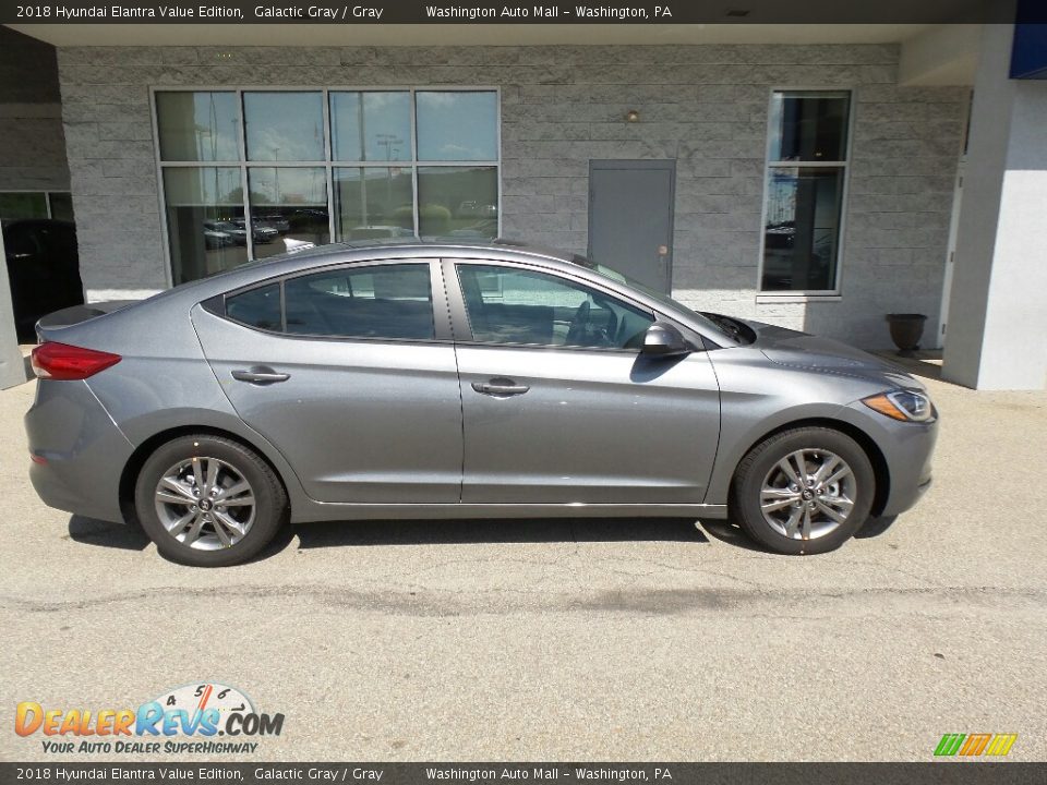 2018 Hyundai Elantra Value Edition Galactic Gray / Gray Photo #2