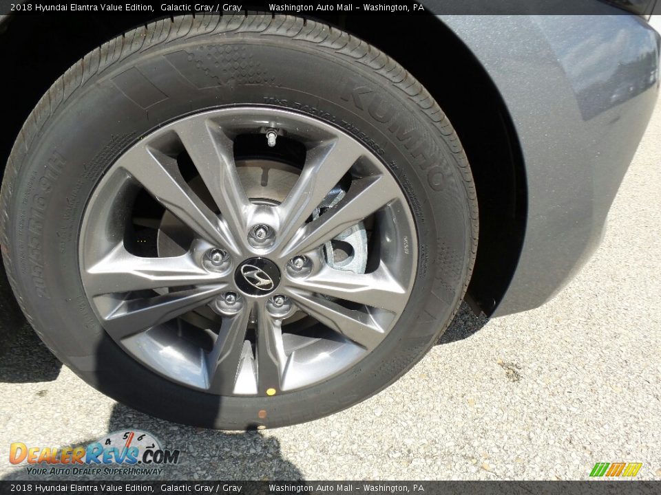 2018 Hyundai Elantra Value Edition Galactic Gray / Gray Photo #3