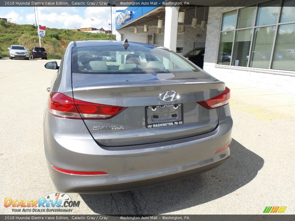 2018 Hyundai Elantra Value Edition Galactic Gray / Gray Photo #7