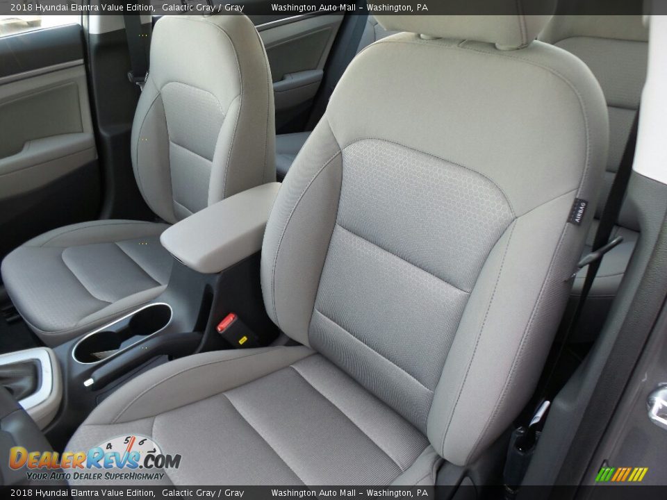 2018 Hyundai Elantra Value Edition Galactic Gray / Gray Photo #10