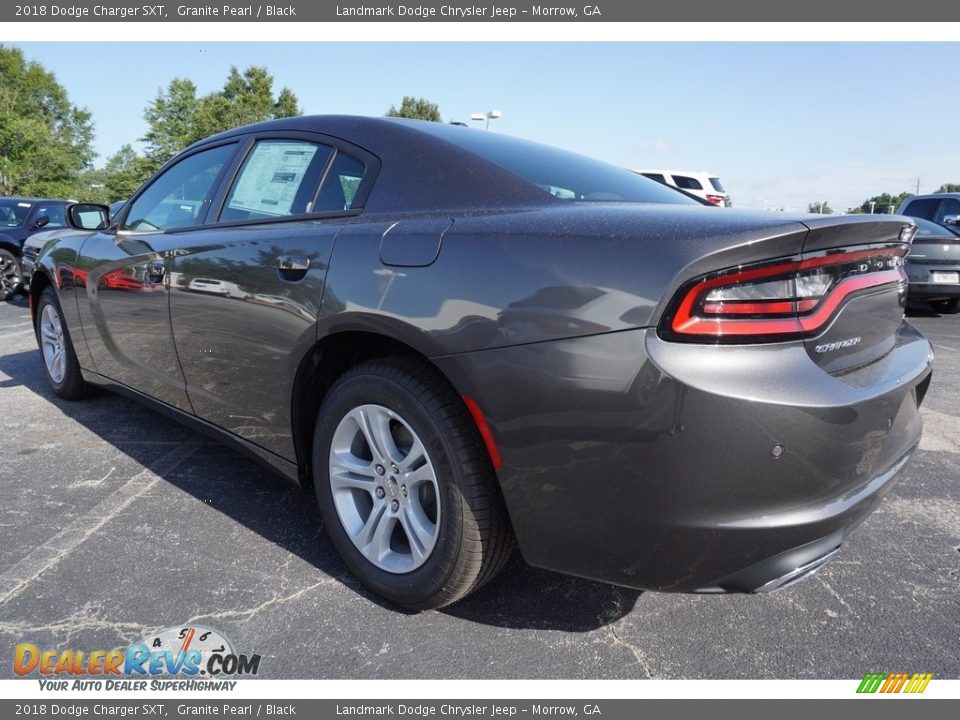 2018 Dodge Charger SXT Granite Pearl / Black Photo #2