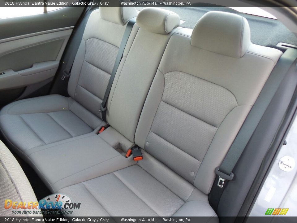 2018 Hyundai Elantra Value Edition Galactic Gray / Gray Photo #11