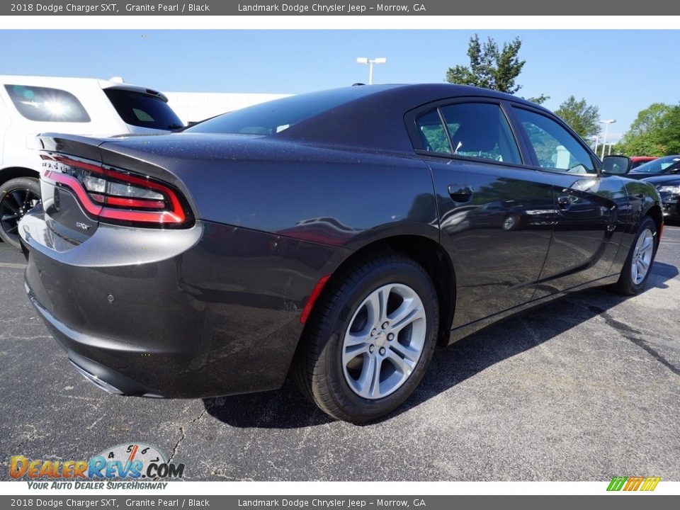 2018 Dodge Charger SXT Granite Pearl / Black Photo #3