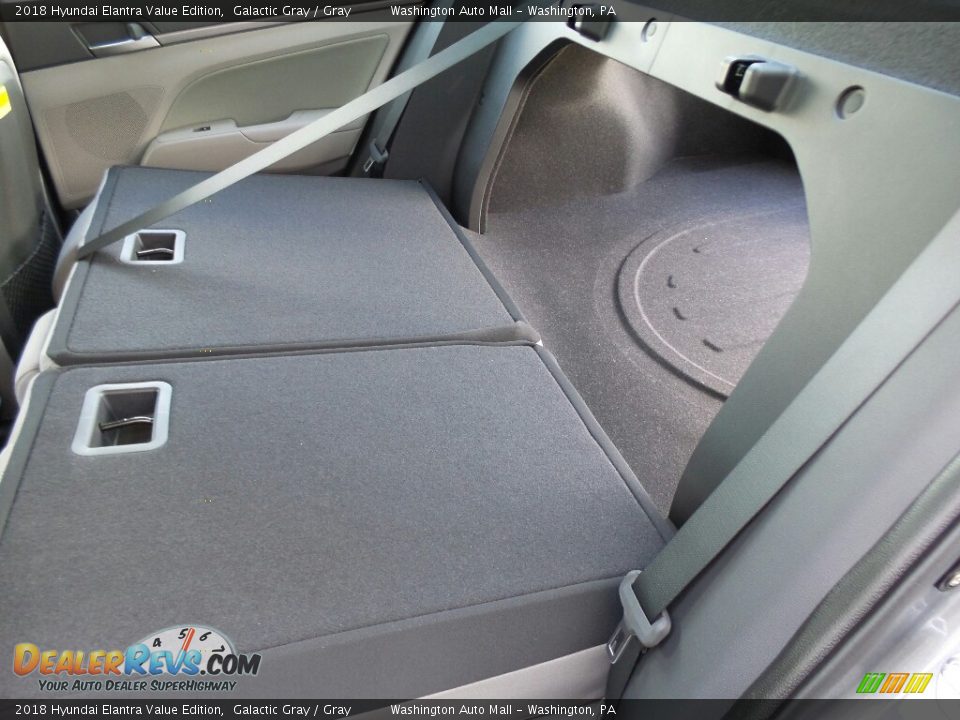 2018 Hyundai Elantra Value Edition Galactic Gray / Gray Photo #13