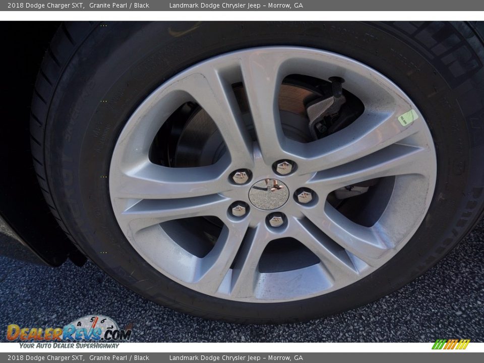 2018 Dodge Charger SXT Granite Pearl / Black Photo #5