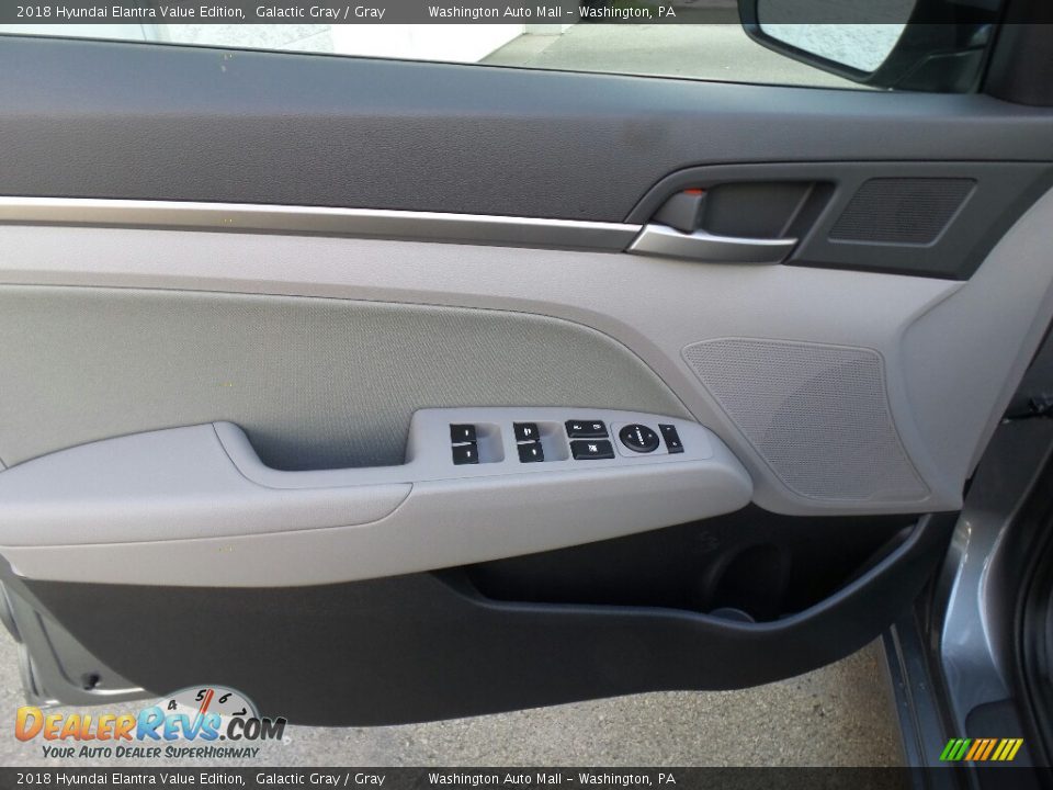 2018 Hyundai Elantra Value Edition Galactic Gray / Gray Photo #14