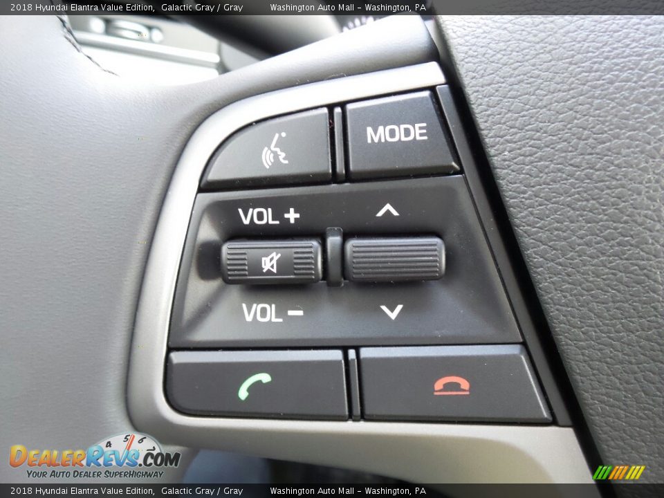 2018 Hyundai Elantra Value Edition Galactic Gray / Gray Photo #20